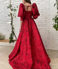 Teuta matoshi-Garnet Garden Gown 2