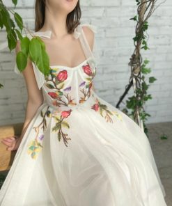 Teuta matoshi-Pale Gardens Gown