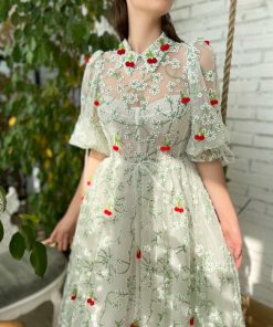 Teuta matoshi-Springtime Cherry Dress