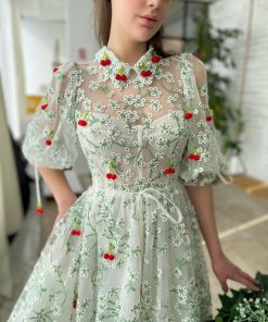 Teuta matoshi-Springtime Cherry Dress 2