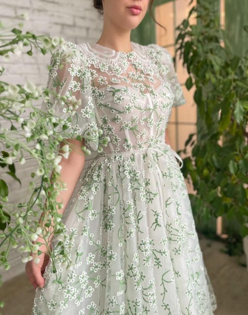 Teuta matoshi-Lily of the Valley Dress