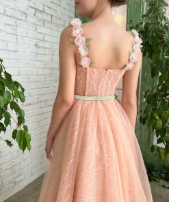 Teuta matoshi-Peach Lily Dress 2
