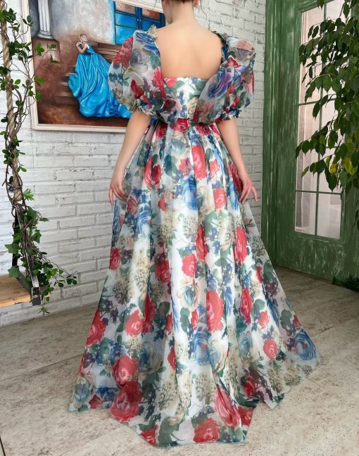 Teuta matoshi-Enchanted Rose Bloom Gown - Image 2