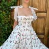 Teuta matoshi-Oceanic Hearts Midi Dress 4