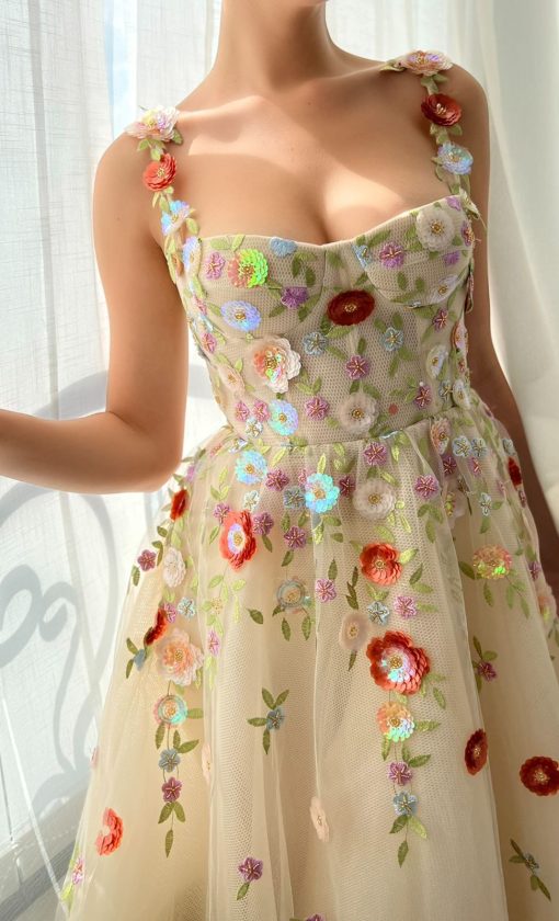 Teuta matoshi-Enchanted Blossom Gown