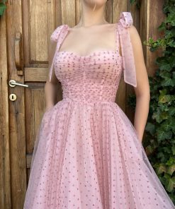 Teuta matoshi-Rosé Hearts Gown