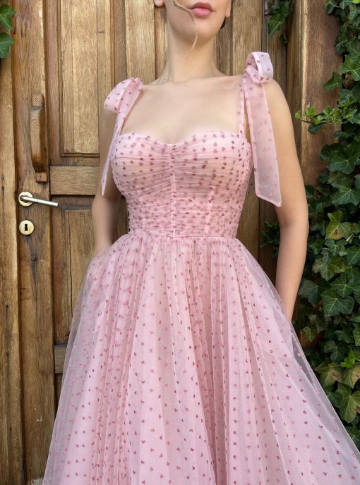 Teuta matoshi-Rosé Hearts Gown