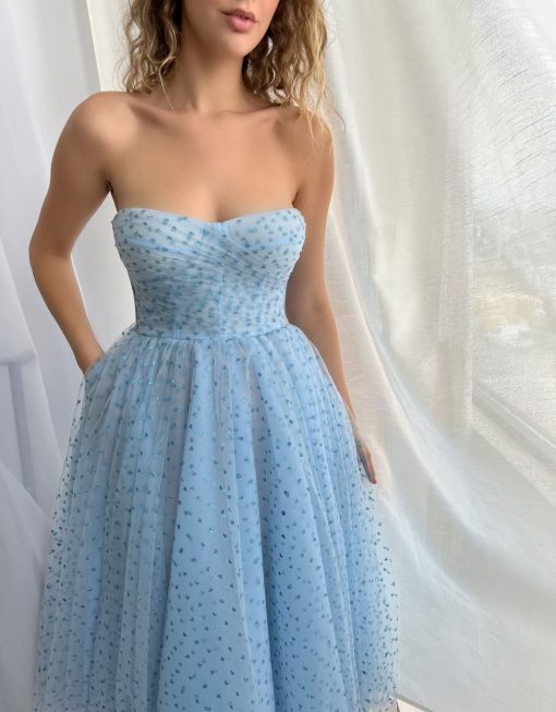 Teuta matoshi-Oceanic Hearts Midi Dress