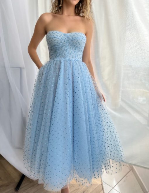 Teuta matoshi-Oceanic Hearts Midi Dress - Image 2