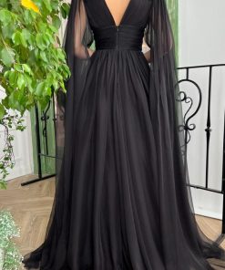Teuta matoshi-Midnight Rose Flower Gown 2
