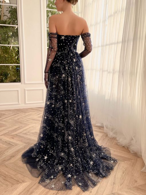 Teuta matoshi-Midnight Flâneur Gown - Image 2