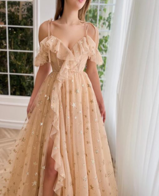 Teuta matoshi-Ivory Starlight Dress