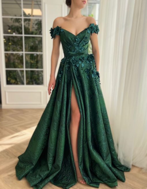 Teuta matoshi-Daphne Blossoms Gown