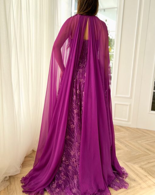Teuta matoshi-Hearty Amethyst Allure Gown - Image 2