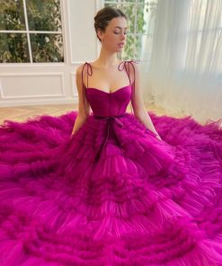 Teuta matoshi-Ruffled Romance Gown