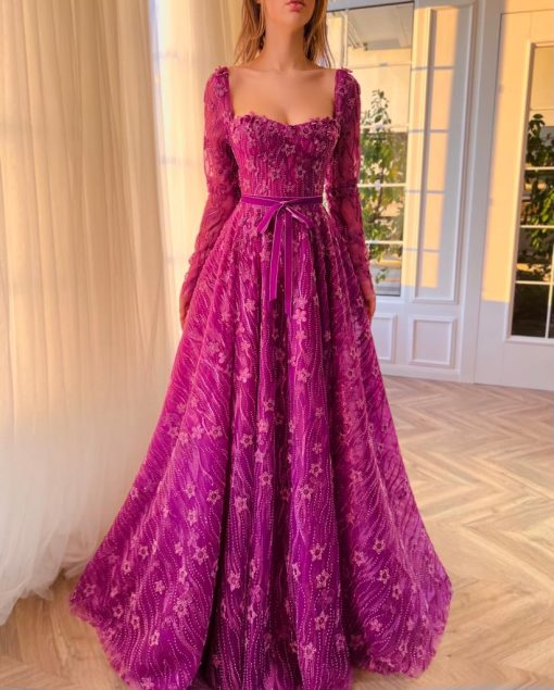 Teuta matoshi-Amethyst Allure Gown