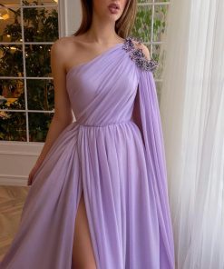 Teuta matoshi-Lady in Lavender Gown