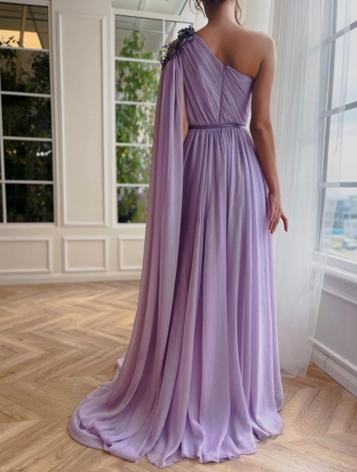 Teuta matoshi-Lady in Lavender Gown - Image 2