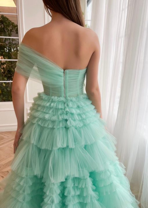 Teuta matoshi-Turquoise Temptation Gown - Image 2