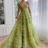 Teuta matoshi-Juliet Peach Garden Gown 3
