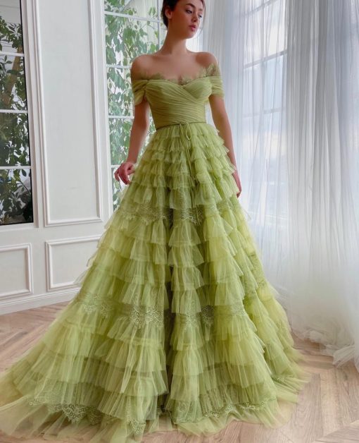 Teuta matoshi-Verdant Enchantment Gown