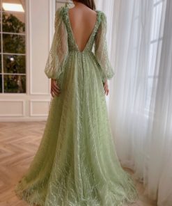 Teuta matoshi-Mint Serenade Gown 2