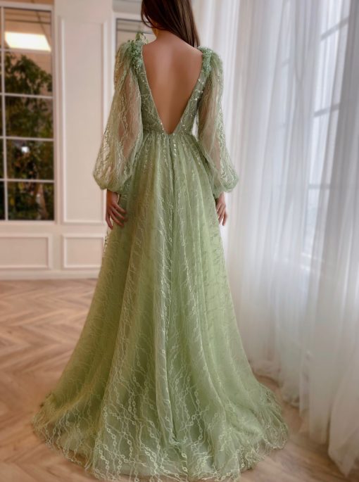 Teuta matoshi-Mint Serenade Gown - Image 2