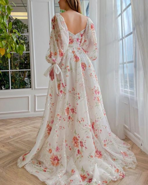 Teuta matoshi-Cataleya Blossom Soirée Gown - Image 2