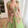 Teuta matoshi-Verdant Floral Waltz Gown