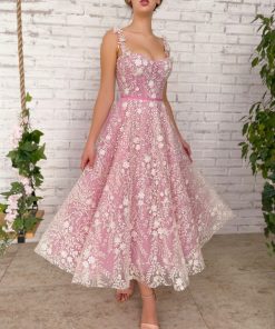 Teuta matoshi-Dreamweaver's Floral Symphony Dress