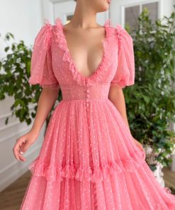 Teuta matoshi-Rose Romance Tulle Gown 2