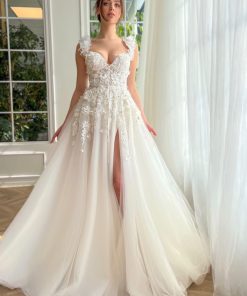 Teuta matoshi-Timeless Floral Bridal Gown