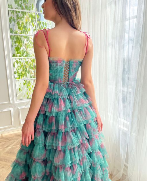 Teuta matoshi-Whimsical Tulle Majesty Gown - Image 2
