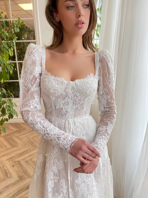 Teuta matoshi-Ethereal Lace Reverie Gown