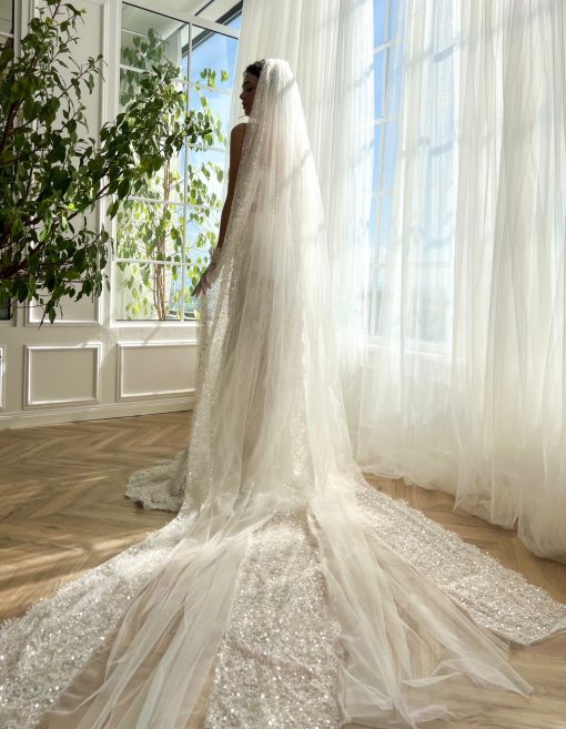 Teuta matoshi-Ethereal Odyssey Bridal Gown - Image 2