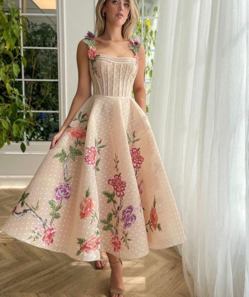Teuta matoshi-Blossom Floretta Midi Dress