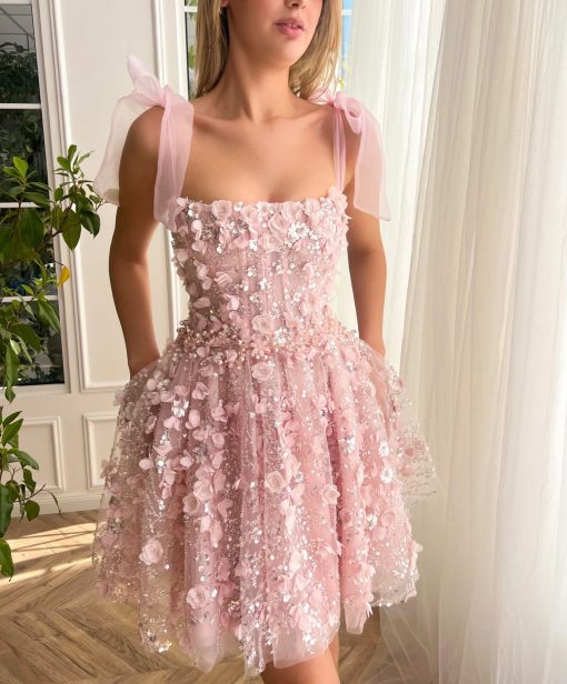 Teuta matoshi-Blooming Serenade Mini Dress