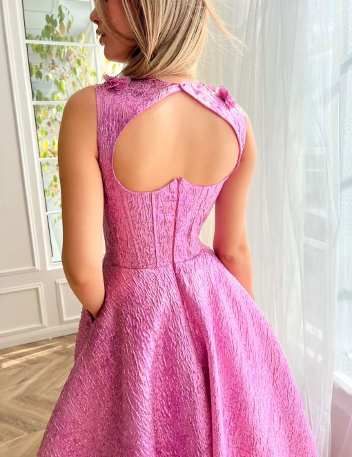 Teuta matoshi-Hearty Daydream Brocade Gown - Image 2