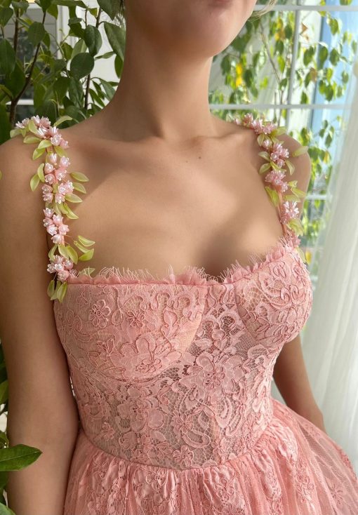 Teuta matoshi-Sweet Petunia Midi Dress - Image 2