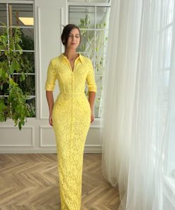 Teuta matoshi-Lemon Blossom Mermaid Dress