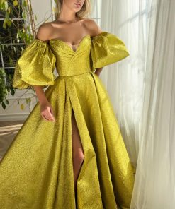 Teuta matoshi-Gilded Twilight Gown
