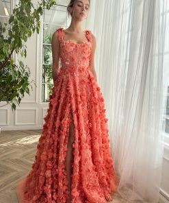 Teuta matoshi-Petal-Papillon Fantasia Gown