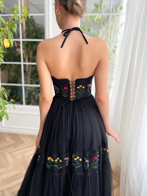 Teuta matoshi-Nightfall Bouquet Whimsy Gown - Image 2