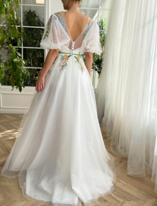 Teuta matoshi-Gardenia Dreamy Waltz Gown - Image 2