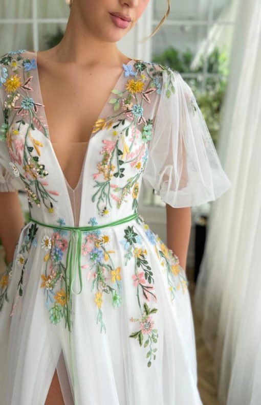 Teuta matoshi-Gardenia Dreamy Waltz Gown