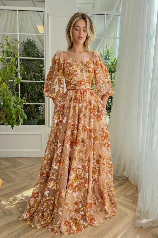 Teuta matoshi-Autumn Odyssey Ember Gown