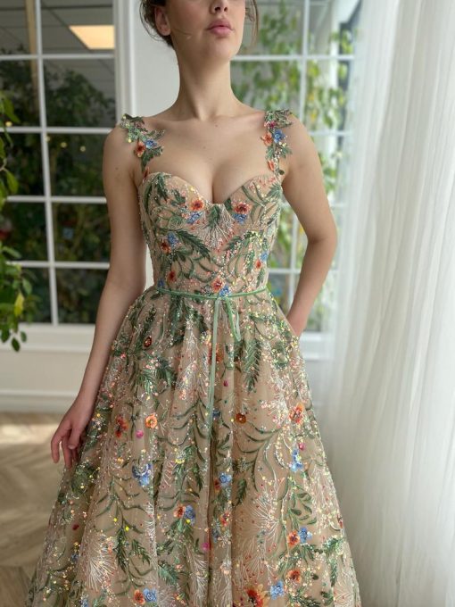Teuta matoshi-Whispering Forest Corset Gown - Image 2