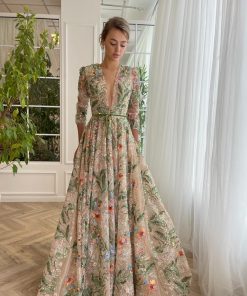 Teuta matoshi-Whispering Forest Gown 2