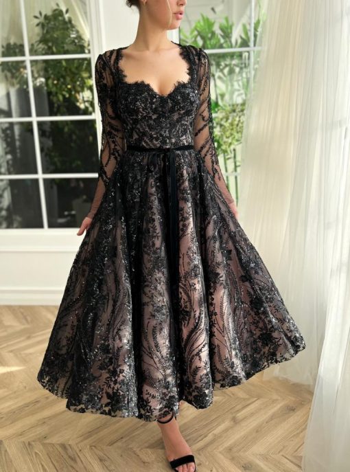 Teuta matoshi-Belle of the Ball Midi Dress - Image 2