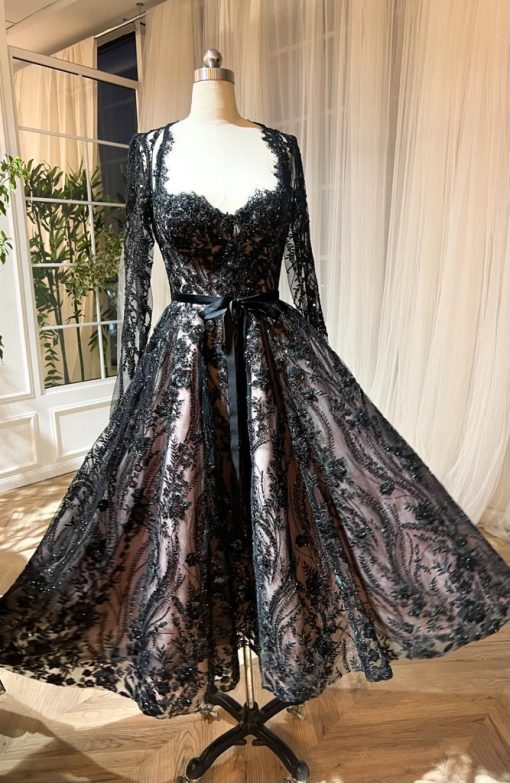 Teuta matoshi-Belle of the Ball Midi Dress